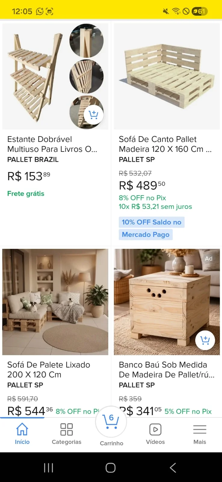 Valor no Mercado Livre 2