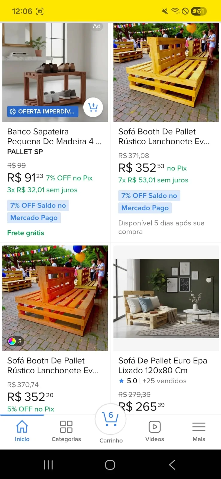 Valor no Mercado Livre 6
